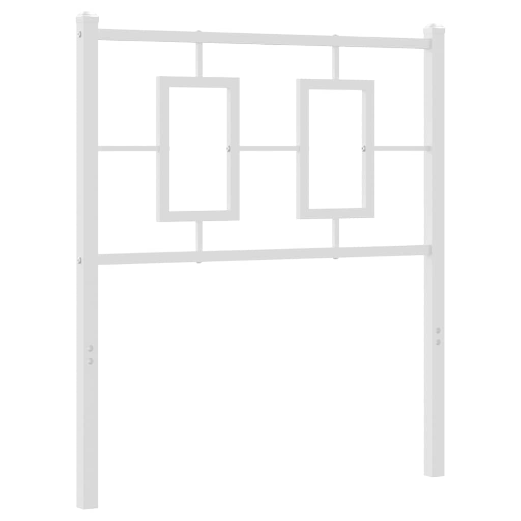 Fehér fém csere fejtámla 75 cm 2