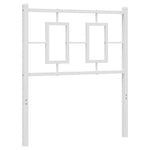 Fehér fém csere fejtámla 75 cm 5