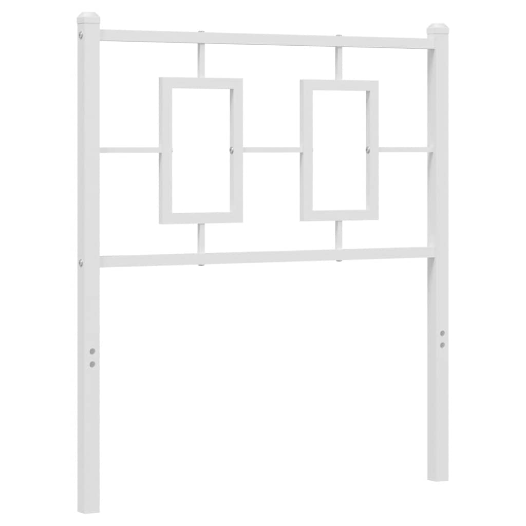 Fehér fém csere fejtámla 75 cm 5