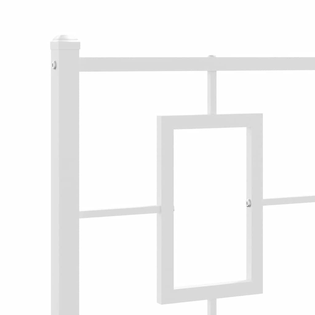 Fehér fém csere fejtámla 75 cm 6