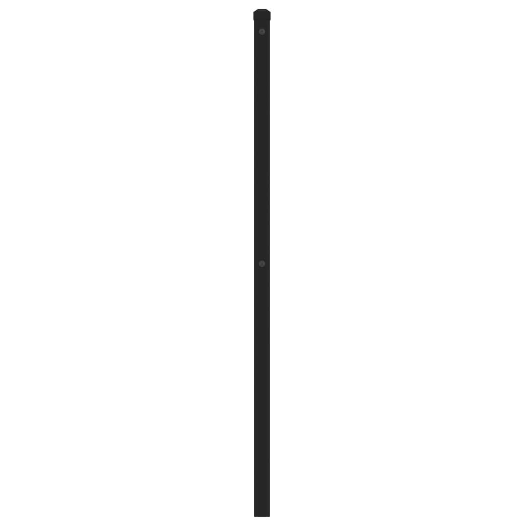 Fekete fém csere fejtámla 193 cm 5