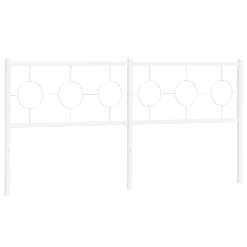 Fehér fém csere fejtámla 180 cm 2