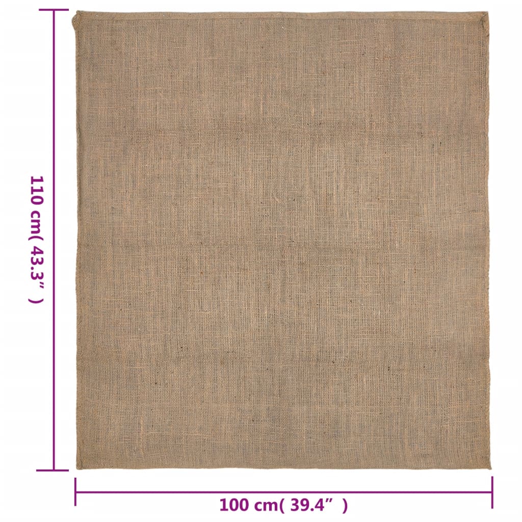 5 db jutazsák 100x110 cm 100% juta 220 g/m² 7