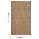 5 db jutazsák 60 x 105 cm 100% juta 340 gsm 7