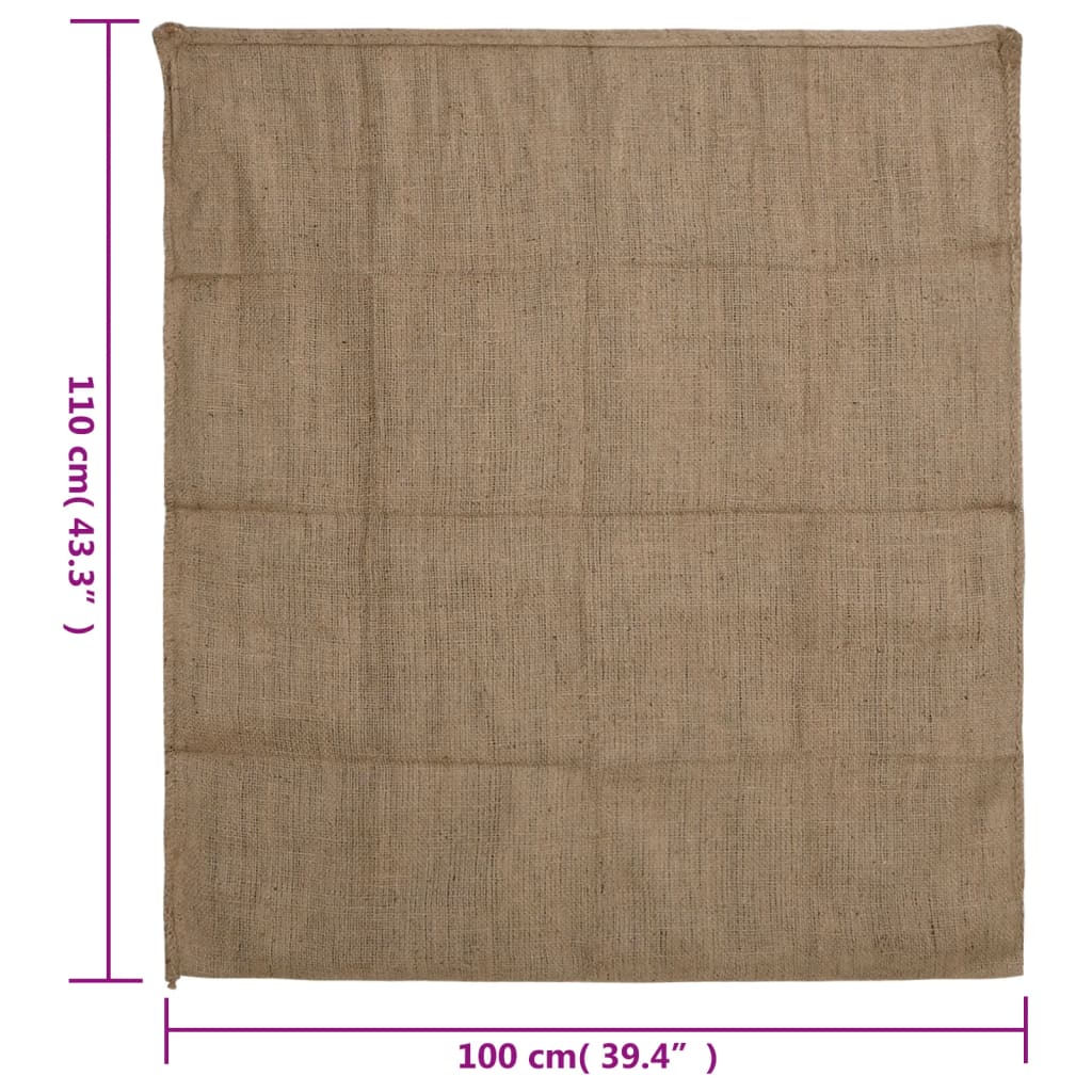 10 db jutazsák 100x110 cm 100% juta 340 g/m² 7
