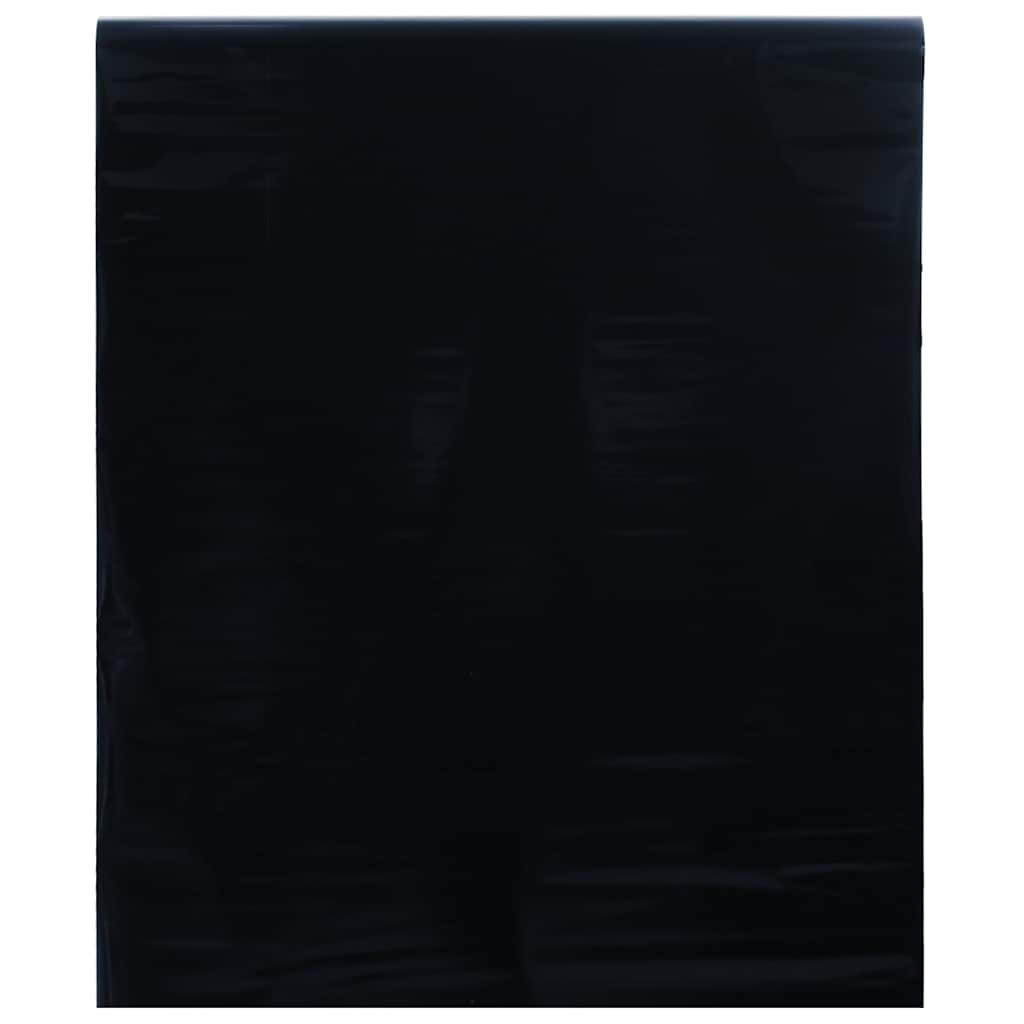 Matt fekete PVC statikus ablakfólia 60 x 500 cm