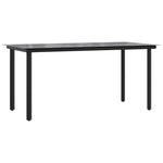7 részes szürke polyrattan kerti étkezőgarnitúra párnával 3
