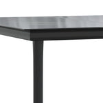 5 részes barna polyrattan kerti étkezőgarnitúra párnákkal 4