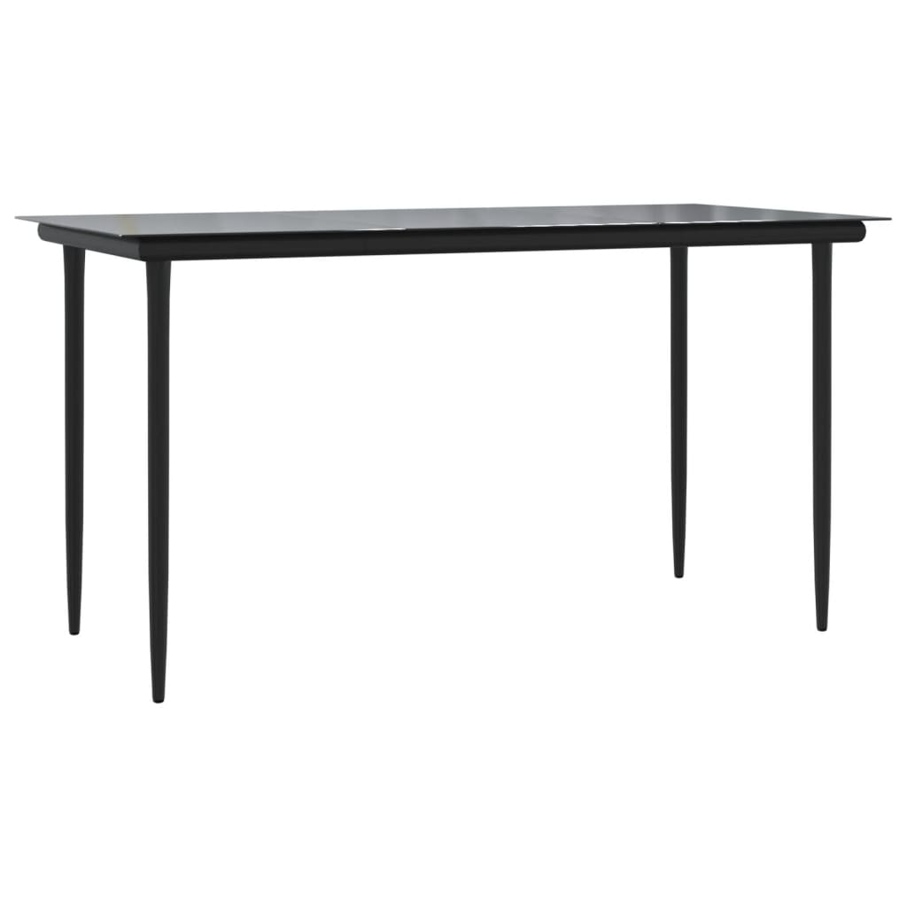 5 részes szürke polyrattan kerti étkezőgarnitúra párnával 3