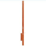 Viaszbarna tömör fenyőfa fejtámla 135 cm 5