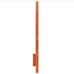 Viaszbarna tömör fenyőfa fejtámla 135 cm 5