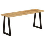 Tömör mangófa pad természetes éllel 105 cm