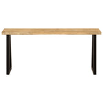 Tömör mangófa pad természetes éllel 105 cm 2