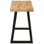 Tömör mangófa pad természetes éllel 105 cm 3