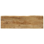 Tömör mangófa pad természetes éllel 105 cm 5