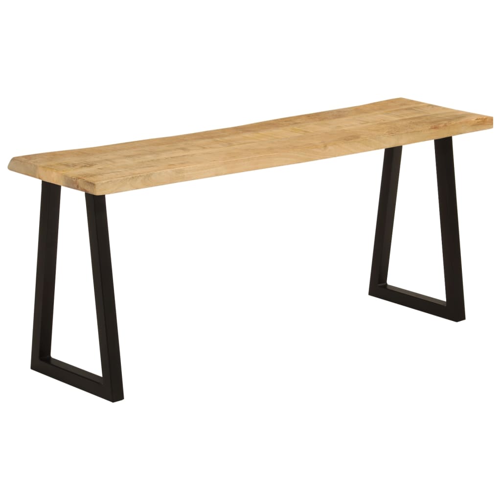 Tömör mangófa pad természetes éllel 105 cm 10