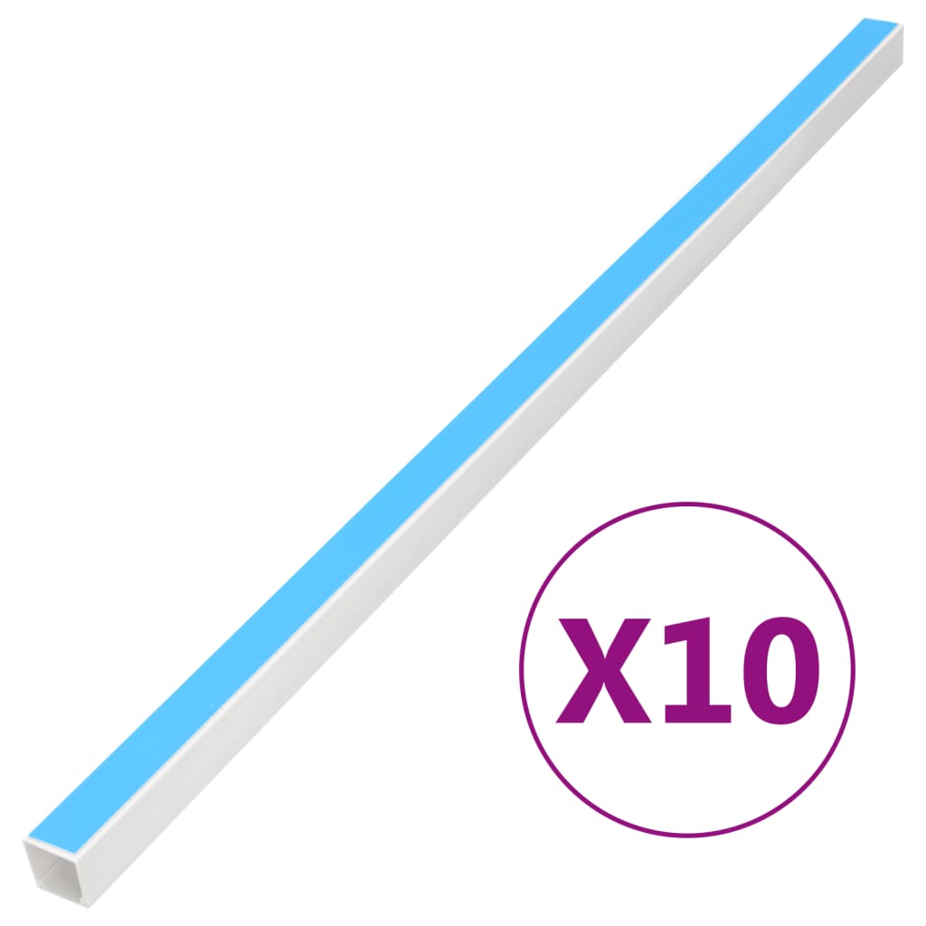 Öntapadós PVC kábelcsatorna 20 x 10 mm 10 m