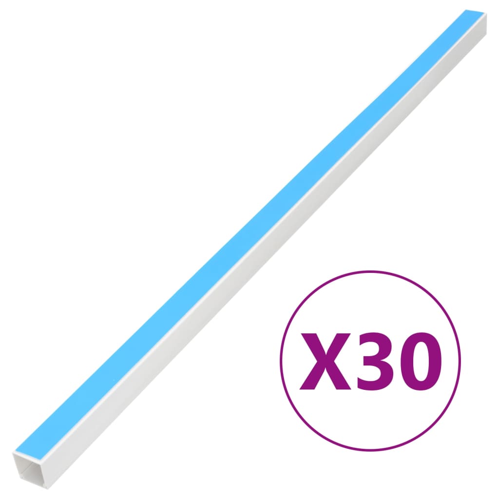 Öntapadós PVC kábelcsatorna 33 x 33 mm 30 m