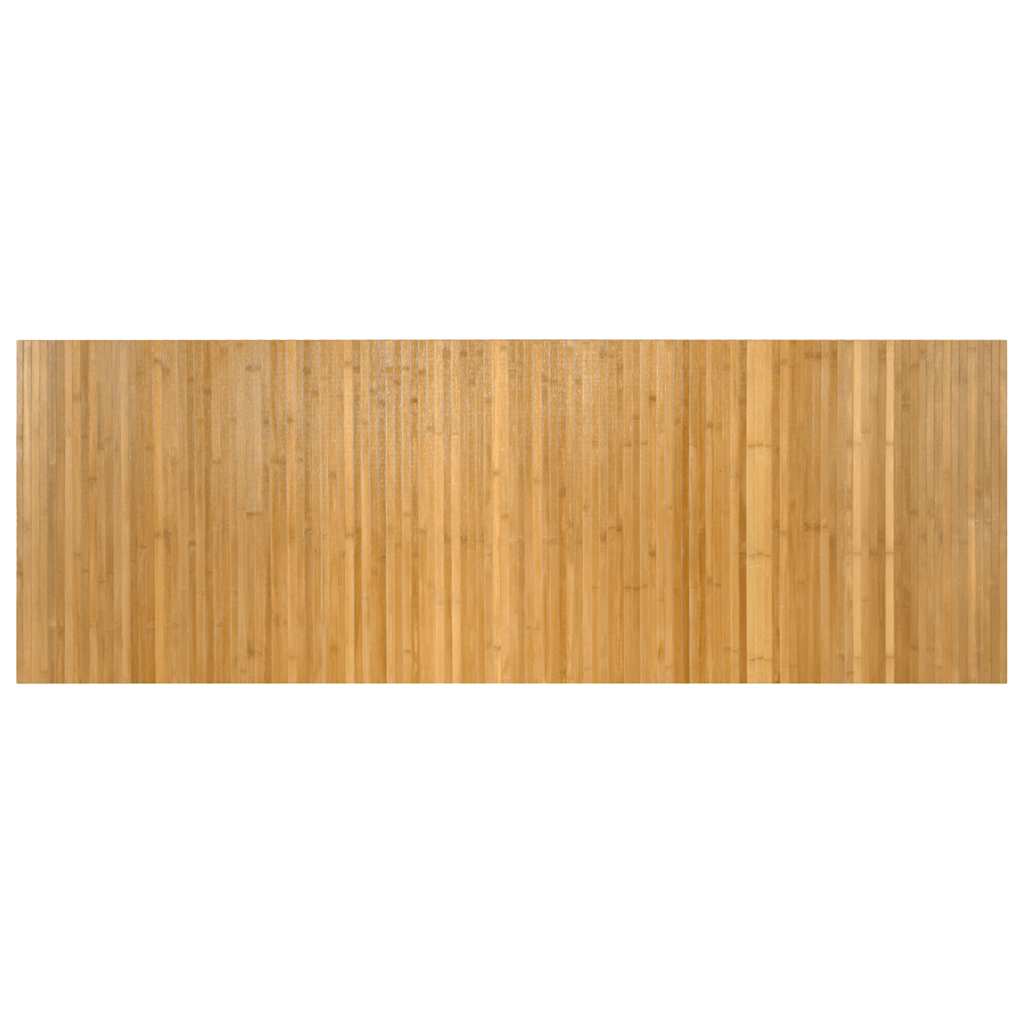 Négyszögletű természetes bambusz szőnyeg 70 x 200 cm 2