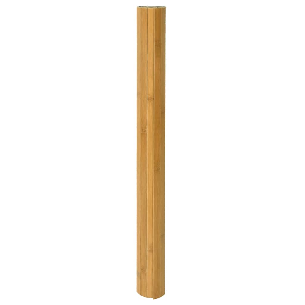Négyszögletű természetes bambusz szőnyeg 70 x 200 cm 3