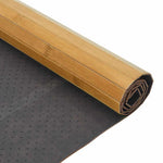 Négyszögletű természetes bambusz szőnyeg 70 x 200 cm 5
