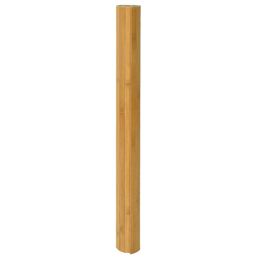 Négyszögletű természetes bambusz szőnyeg 80 x 500 cm 3