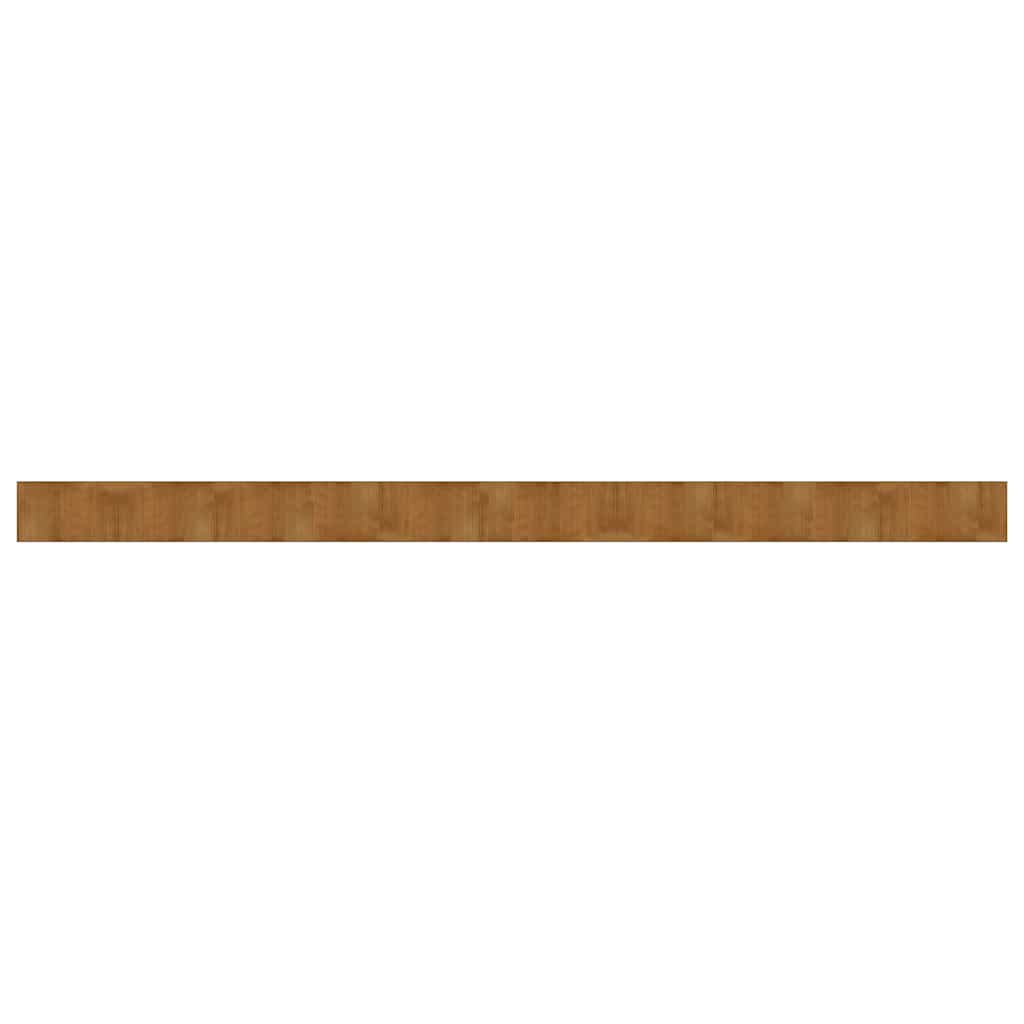 Négyszögletű barna bambusz szőnyeg 60 x 1000 cm 2