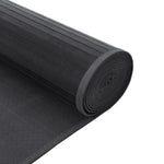 Négyszögletű szürke bambusz szőnyeg 60 x 1000 cm 5
