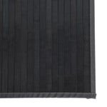Négyszögletű szürke bambusz szőnyeg 60 x 1000 cm 6