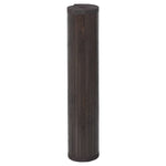 Négyszögletű sötétbarna bambusz szőnyeg 100 x 1000 cm 3