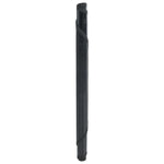 Kerek fekete bambusz szőnyeg 80 cm 3