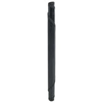 Kerek fekete bambusz szőnyeg 100 cm 3