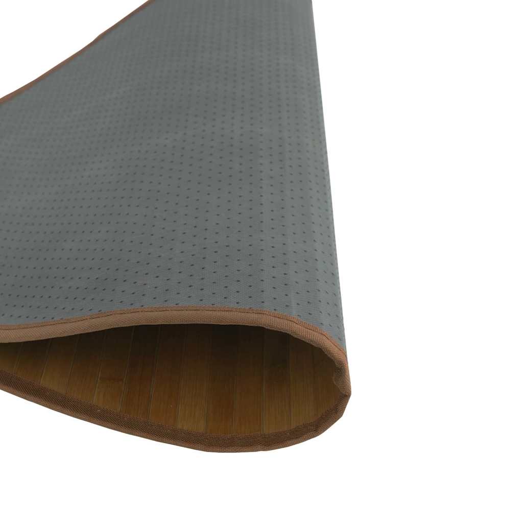 Kerek barna bambusz szőnyeg 100 cm 5