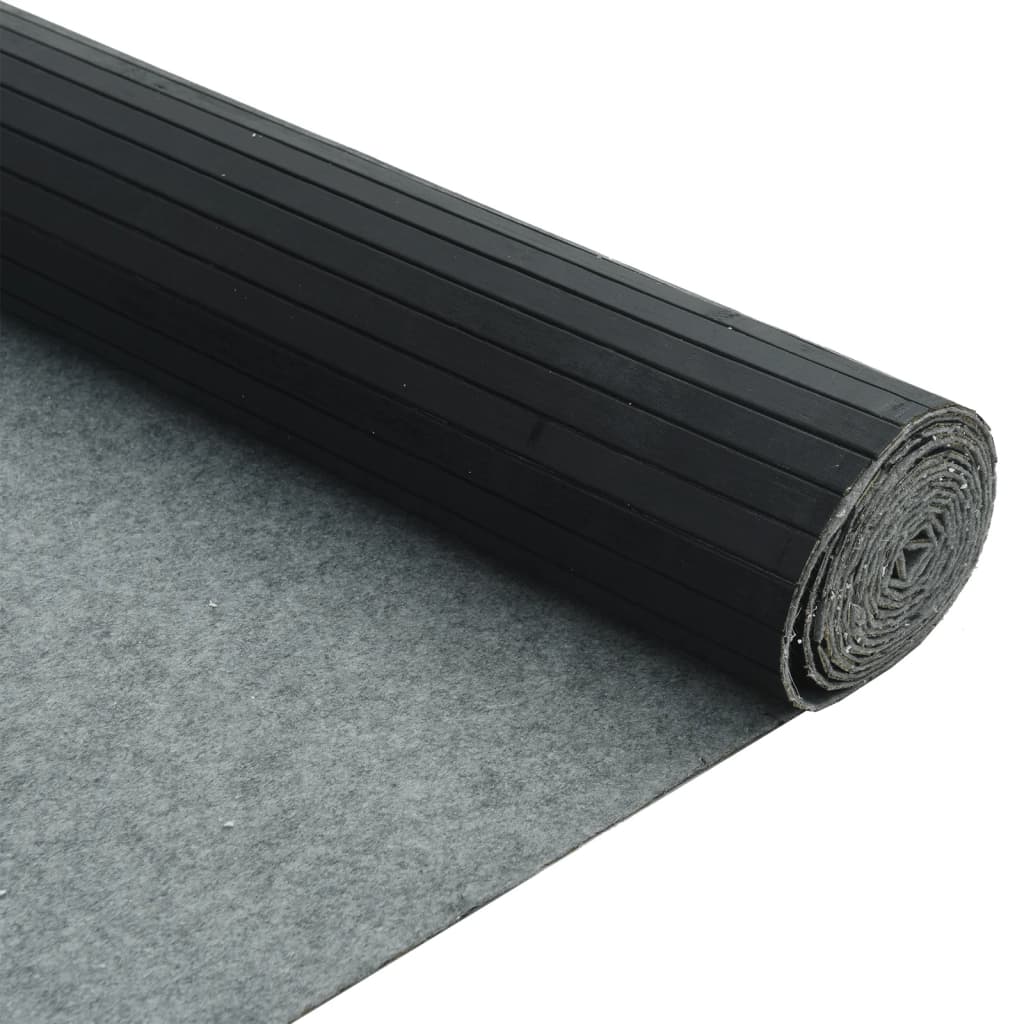 Fekete bambusz térelválasztó szélessége 800 cm magassága 165 cm 6