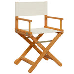 2 db fehér szövet összecsukható igazgatói székek 3