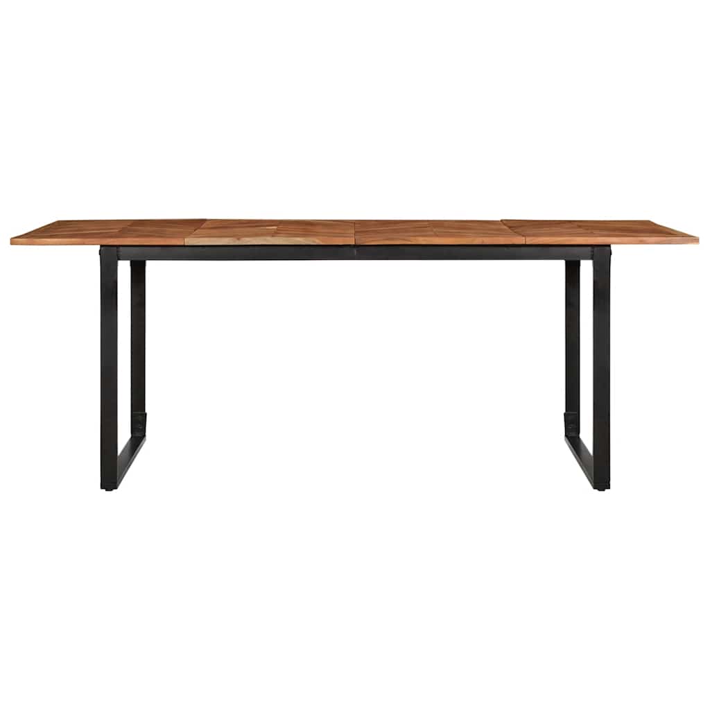 Tömör akácfa étkezőasztal 200 x 100 x 75 cm 2