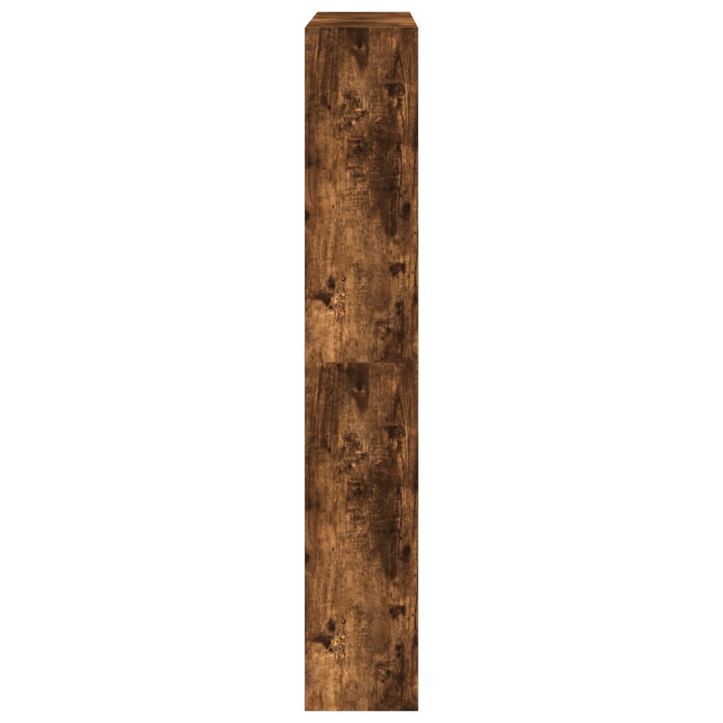Füstös tölgy színű szerelt fa cipőszekrény 80 x 21 x 125,5 cm 6