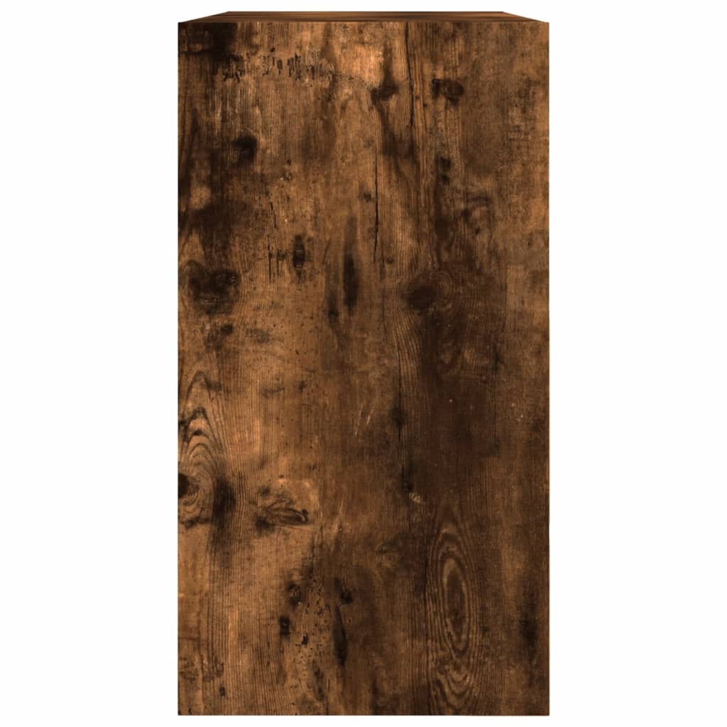 Füstös tölgy színű szerelt fa cipőszekrény 80 x 34 x 63 cm 6