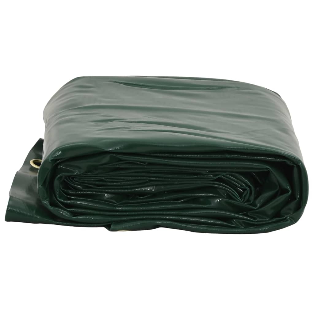 Zöld ponyva 1,5 x 2,5 m 650 g/m² 3