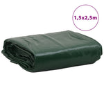 Zöld ponyva 1,5 x 2,5 m 650 g/m² 8