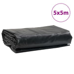 Antracitszürke ponyva 5 x 5 m 650 g/m² 9