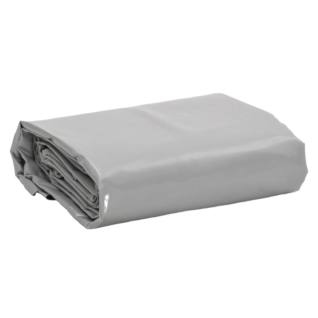 Szürke ponyva 4 x 7 m 650 g/m²
