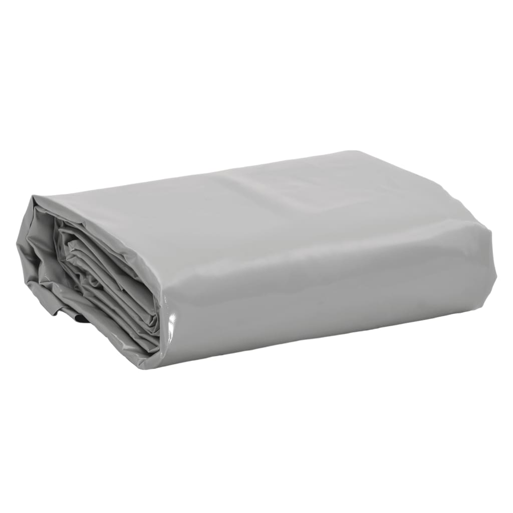 Szürke ponyva 1,5 x 6 m 650 g/m²