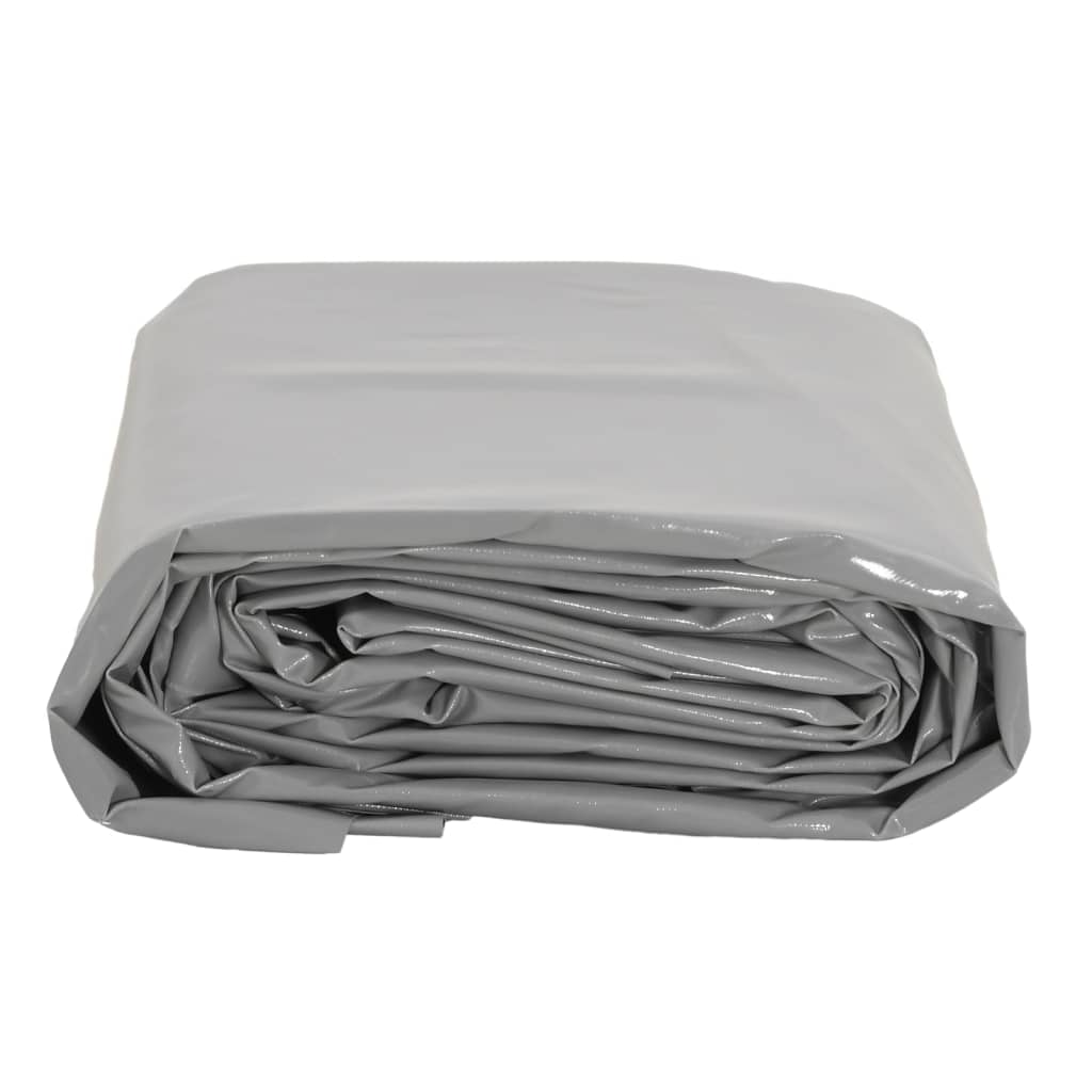 Szürke ponyva 1,5 x 6 m 650 g/m² 3