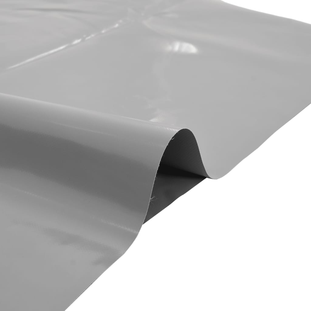 Szürke ponyva 2,5 x 3,5 m 650 g/m² 4