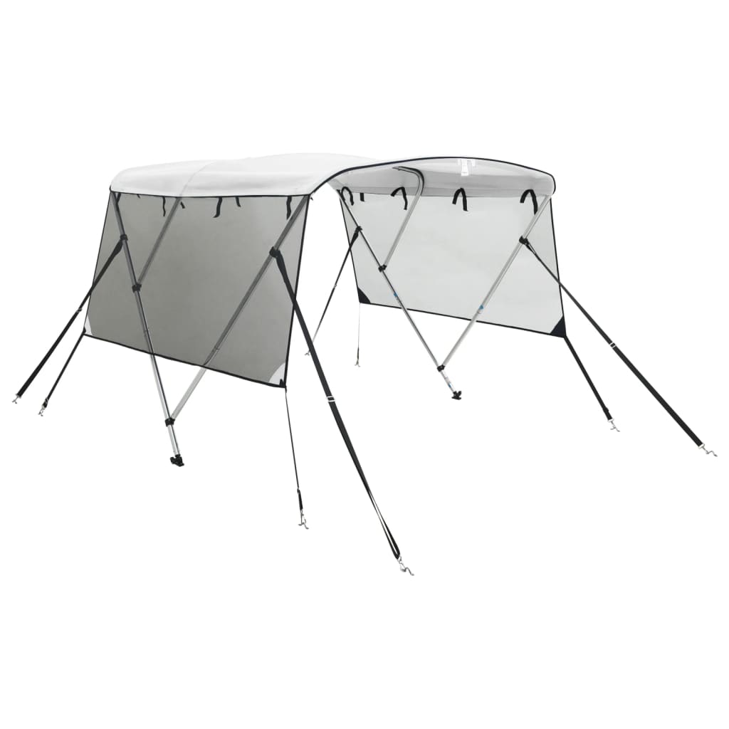 Háromágú bimini tető hálós oldalfalakkal 183x(137-152)x137 cm 2