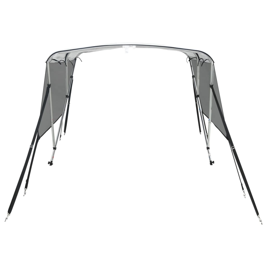 Háromágú bimini tető hálós oldalfalakkal 183x(137-152)x137 cm 4