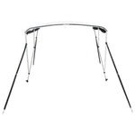 Háromágú bimini tető hálós oldalfalakkal 183x(137-152)x137 cm 5