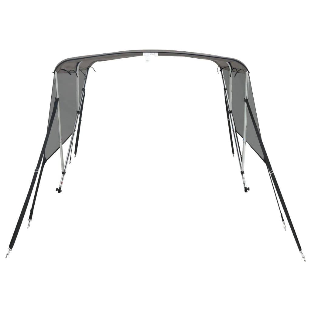 Háromágú bimini tető hálós oldalfalakkal 183x(137-152)x137 cm 4