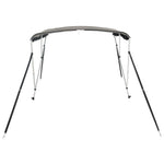 Háromágú bimini tető hálós oldalfalakkal 183x(137-152)x137 cm 5